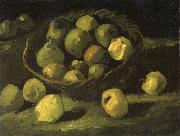 Vincent Van Gogh Still life with Basket of Apples (nn04) painting